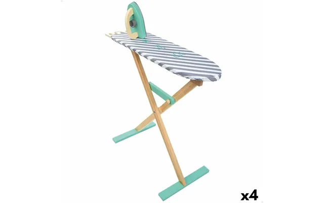 Woomax Strygebræt I Træ - Legetøjssæt 2 Dele, 71,5 × 61,5 × 19 Cm 4 Enheder