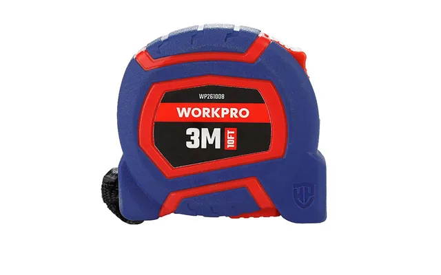 Workpro Målebånd I Nylon - 3 M X 16 Mm, Blå