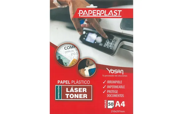 Yosan Lamineringslommer A4 - Hvid, 50 Ark