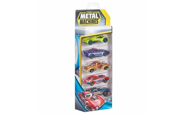 Zuru Metal Machines - Sæt Med 5 Biler Multifarvet
