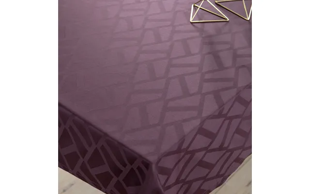 Compliments Damask Tablecloth Ice 160x220 Cm - Eggplant product image