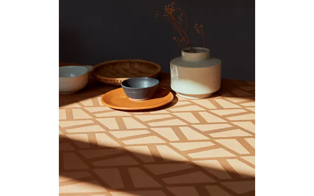 Compliments Damask Tablecloth Ice 160x320 Cm - Golden product image