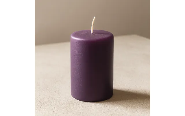 Bloklys Ø5x10 Cm - Lilla