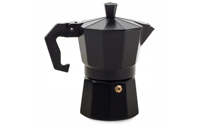 Bovari 3-koppers Kaffekande I Aluminium 150 Ml - Sort