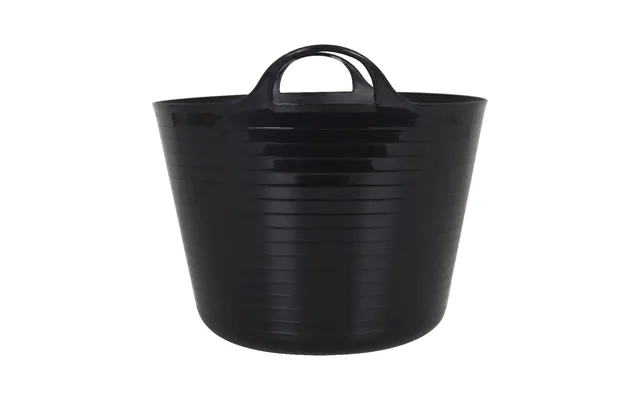 Flexi Spand, Plast, Rund, Sort - 16 Liter