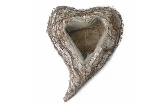 Grav Pynt Hjerte Lille - 32x24xh7 Cm