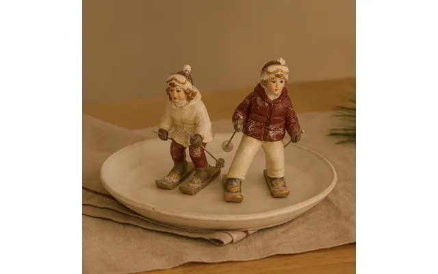 Julebørn På Ski - Julepynt