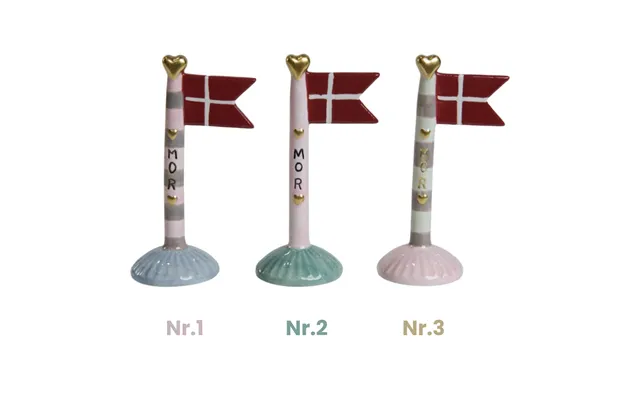 Keramik Flag Mor Speedtsberg - Perfekt Gave Til Mor, 3 Forskellige Farver