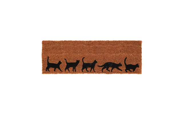 Kokos Dørmåtte, Inde-udendørs, Katte - L75xb25xh1.7 Cm product image