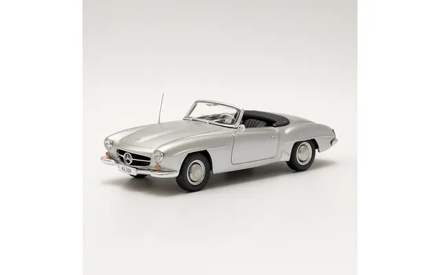 Mercedes-benz 190 Sl W121 1955 Silver 1 18 - Modelbil