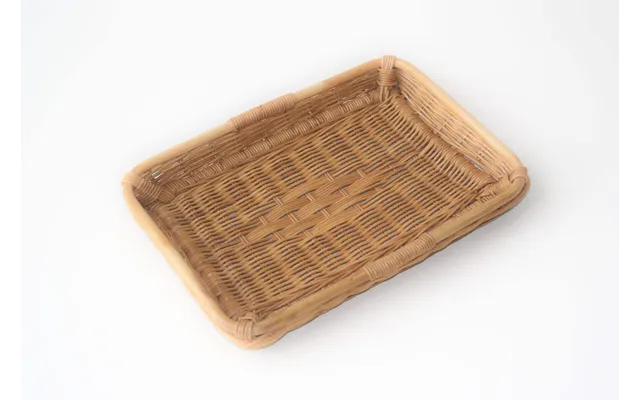 Rektangulær Brødbakke I Natur Rattan 26x36 Cm