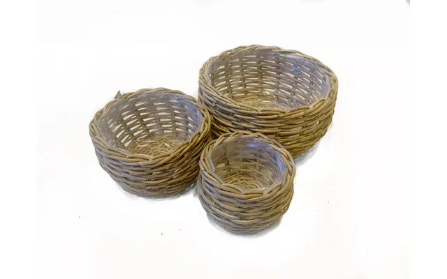Sweet Outdoor Rattan Basket - Set Of 3 product image