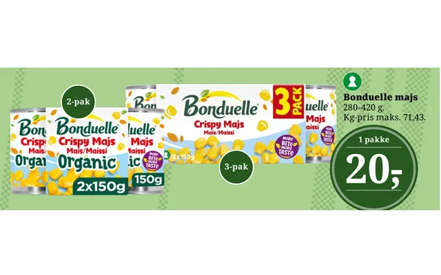 Bonduelle corn product image