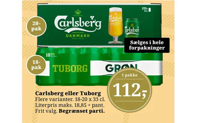 Carlsberg Eller Tuborg Carlsberg Eller Tuborg product image