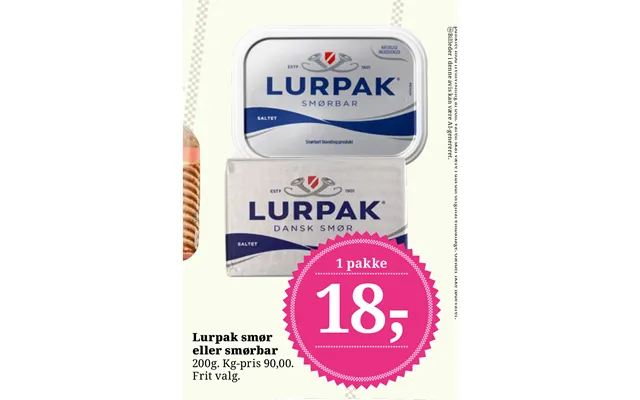 Lurpak butter or spreadable product image