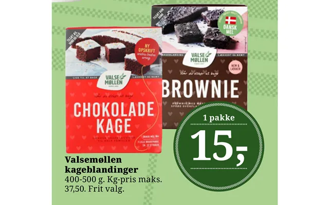 Valsemøllen Kageblandinger product image