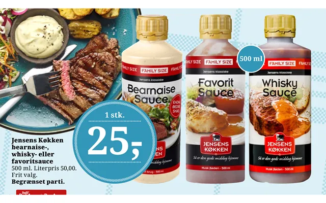 Jensens Køkken Bearnaise-, Whisky- Eller Favoritsauce product image