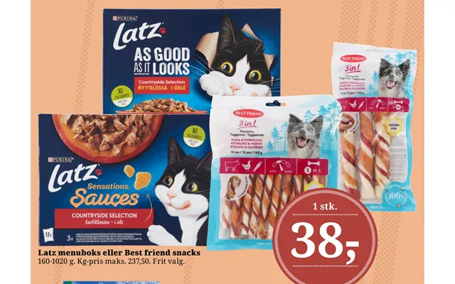 Latz Menuboks Eller Best Friend Snacks product image