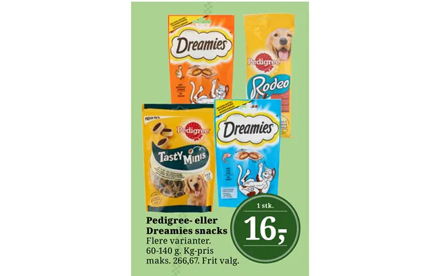 Pedigree- Eller Dreamies Snacks product image