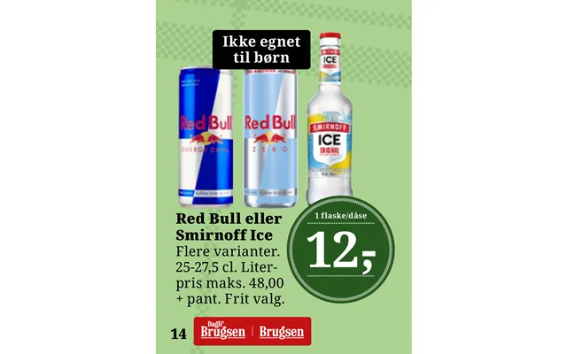 Red Bull Eller Smirnoff Ice 14 product image