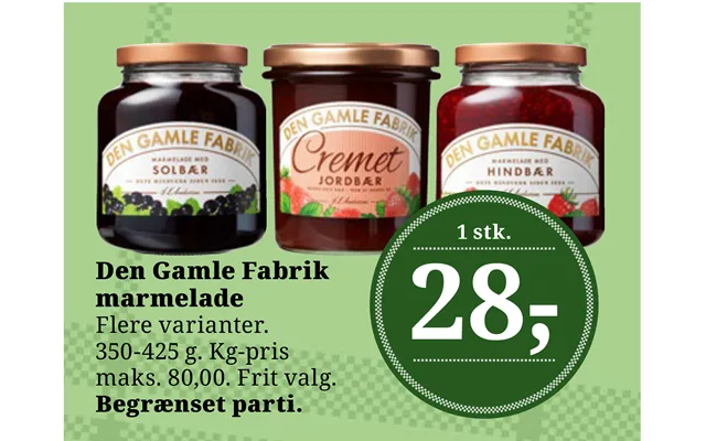 Den Gamle Fabrik Marmelade product image