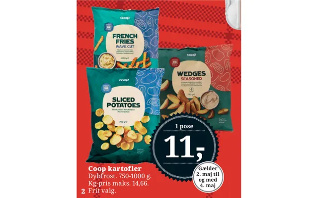 Coop potatoes product image