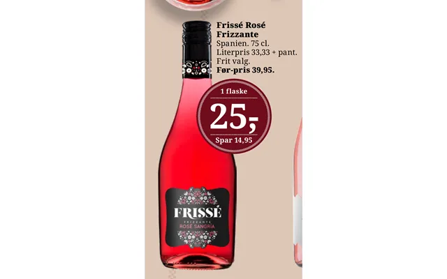 Frisse rose frizzante product image