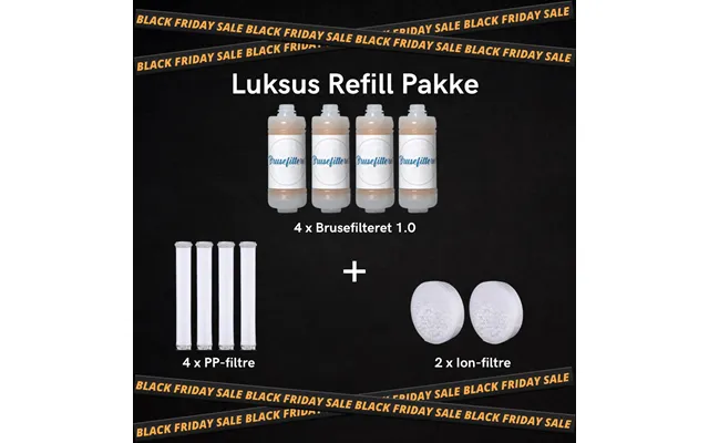 Brusefilteret 1.0 Pp- Og Ion-filtre Black Week