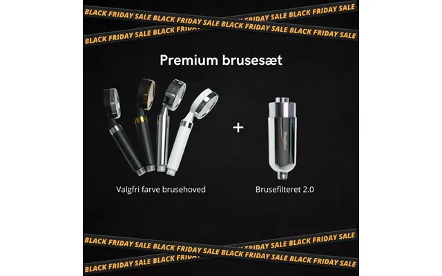 Premium Brusesæt 2.0 Black Week - Sort Bronze