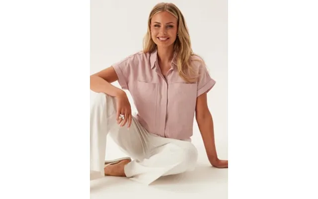 Pieces Onlcaro P P Linen Bl Boxy Shir Violet Ice Xs product image