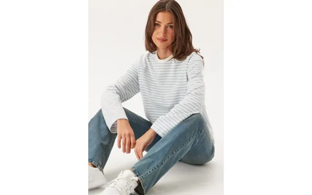 Pieces Pcsadie Ls Top Cloud Dancer Stripes Cashmere P product image