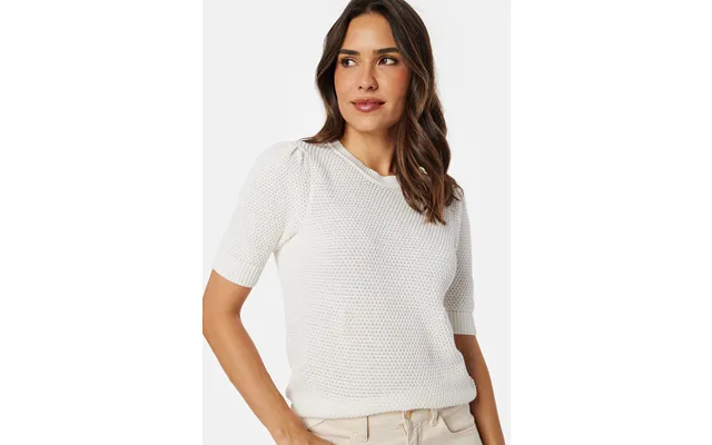 Vidalo O-neck S S Knit Top