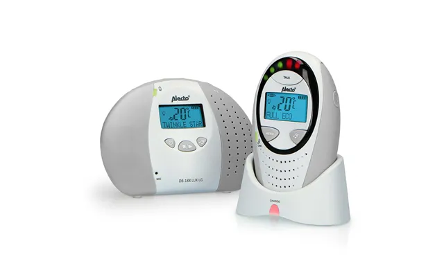 Alecto - Full Eco Dect-babyalarm Med Display Lysegrå