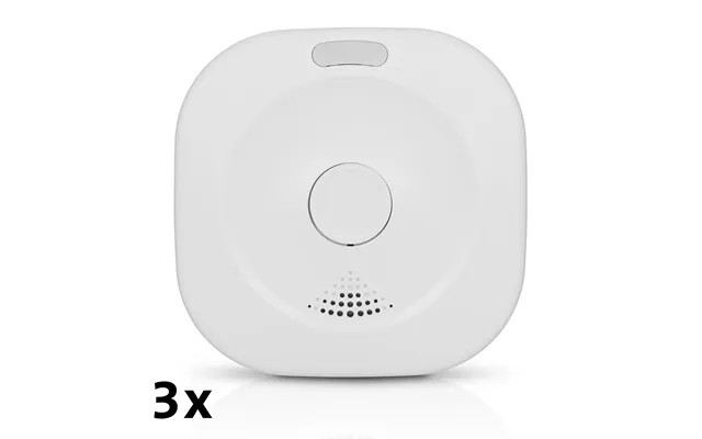 Alecto - Wi-fi Smart Røgdetektor 3-pak Hvid