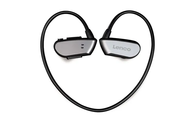 Lenco - Bluetooth Vandtætte Sportshovedtelefoner Med 8 Gb Mp3-afspiller Sort