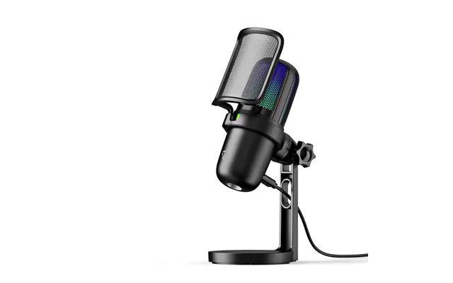 Nedis - Streaming Og Gaming Mikrofon Brugt Til Desktop Notebook Usb Type-a Indbygget On Off-knap Tænd Sluk Pop Filter product image