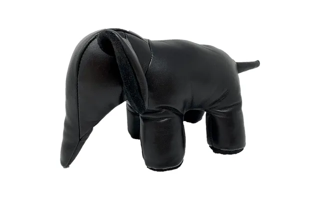 Læder Elefant Lille Sort By Fogstrup product image