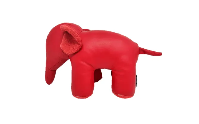 Læder Elefant Medium Rød By Fogstrup product image