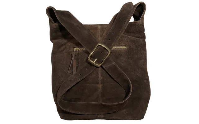 Læder Ruskindstaske Mellem Brun By Fogstrup product image