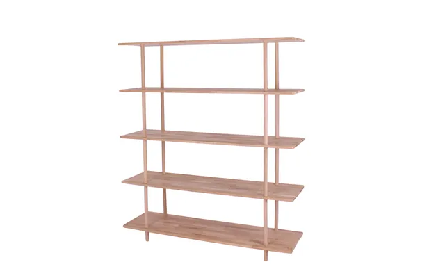 Bookcase Solid Wood, Berlin - 5 Shelves product image