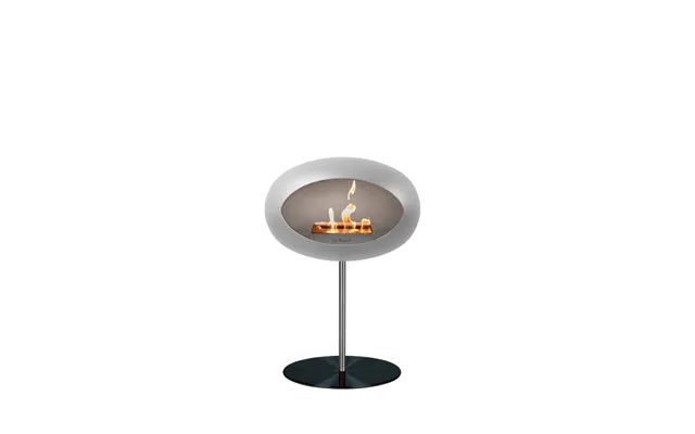 Biofireplace In Nickel - Ground Steel Low product image