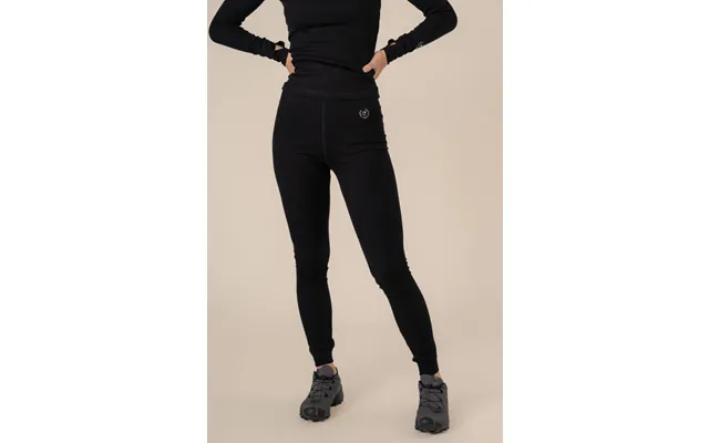 Algae Ribbed Ocn Weed Leggings - Nero