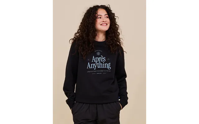 Aprés Anything Statement Crewneck - Nero