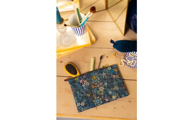 Charly Cosmetic Flat Pouch Medium Tutti I Fiori Blue 24x15.5x1cm product image