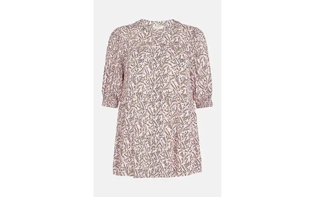 Småblomstret Viskosebluse