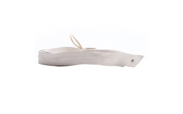 Corinne Leather Band Long Bendable Cream