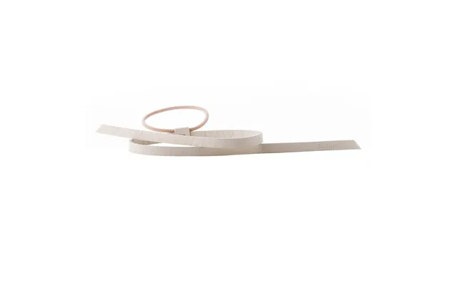 Corinne Leather Band Short Narrow Cream