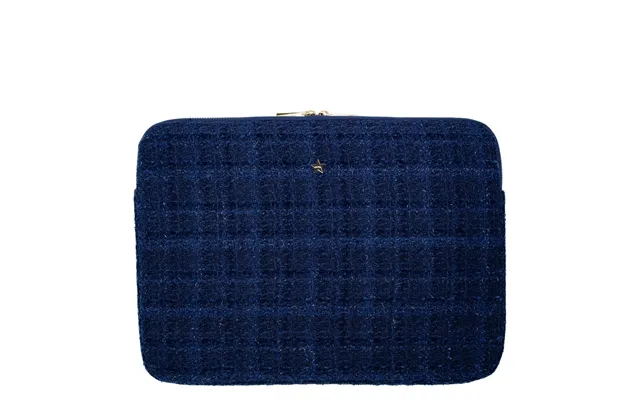 Dark Tweed Mac Cover Dark Navy Blue