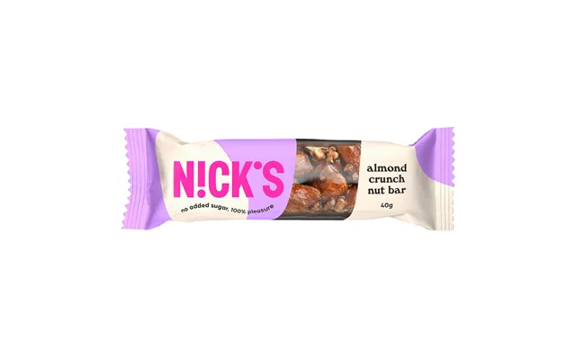 Nick's Nut Bar Almond Crunch 12 X 40g