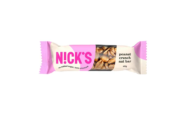 Nick's Nut Bar Peanut Crunch 12 X 40g